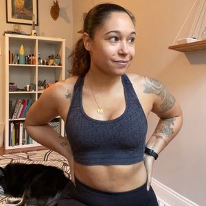 Nikibiki Vintage wash black textured activewear set